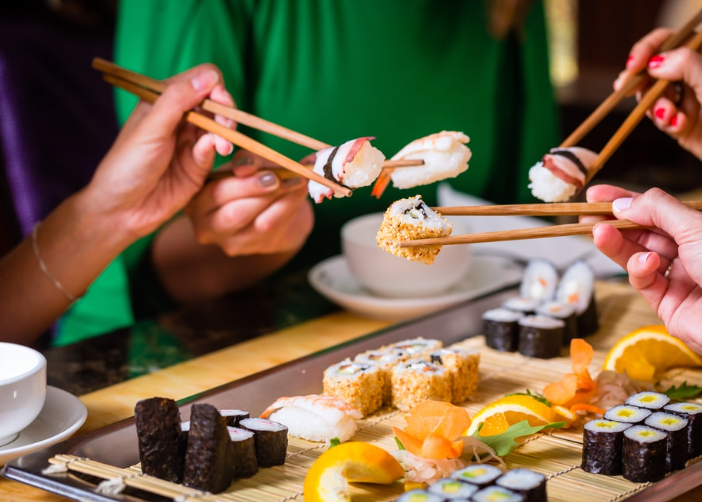 Authentic Way to Eat Sushi
